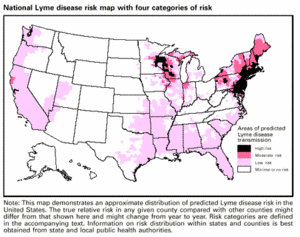 lyme map 01 Tick Alert!