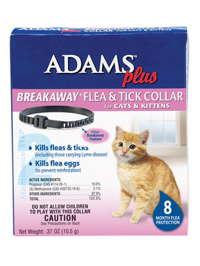 Adams Plus Breakaway Flea & Tick Collar for Cats