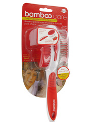 Bamboo Dog Pin/Bristle Brush & Flea Comb