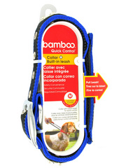 Bamboo Quick Control Collar + Built-in leash