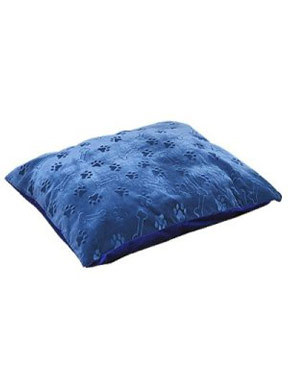 Canine Cushion Memory Therm Puppy Print Rectangular Bed