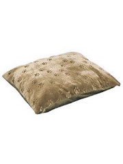 Canine Cushion Memory Therm Puppy Print Rectangular Bed