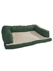 Canine Cushion Bolstered Orthopedic Sofa Bed with Fleece