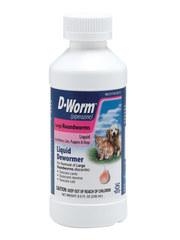 Central Life Sciences D-Worm Liquid for Cats & Dogs