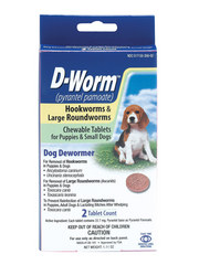 Central Life Sciences D-Worm Chewable Tablets for Dogs