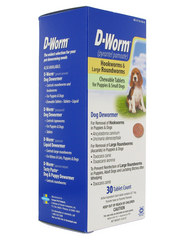 Central Life Sciences D-Worm Chewable Tablets