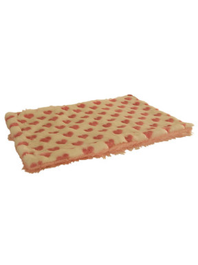 Cozy Couture Dream Puff Pet Mat Hearts Design