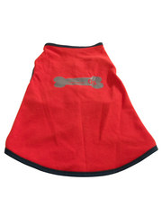 Doggles K9 T-Shirt - Red with Bone