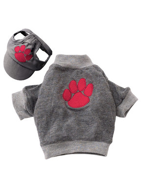 Doggles K9 T-Shirt - Gray with Paw
