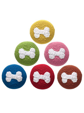 Doggles Crochet Bone Ball
