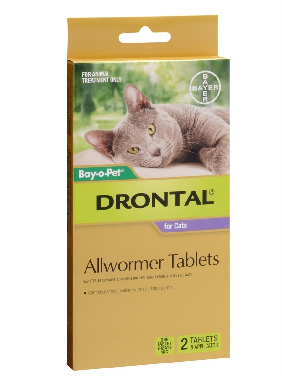 Drontal Allwormer for Cats at Pet Shed