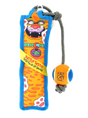 Fat Cat Toss n Pull Dog Toy