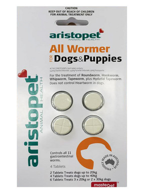 Generic Wormer Tablets for Dogs