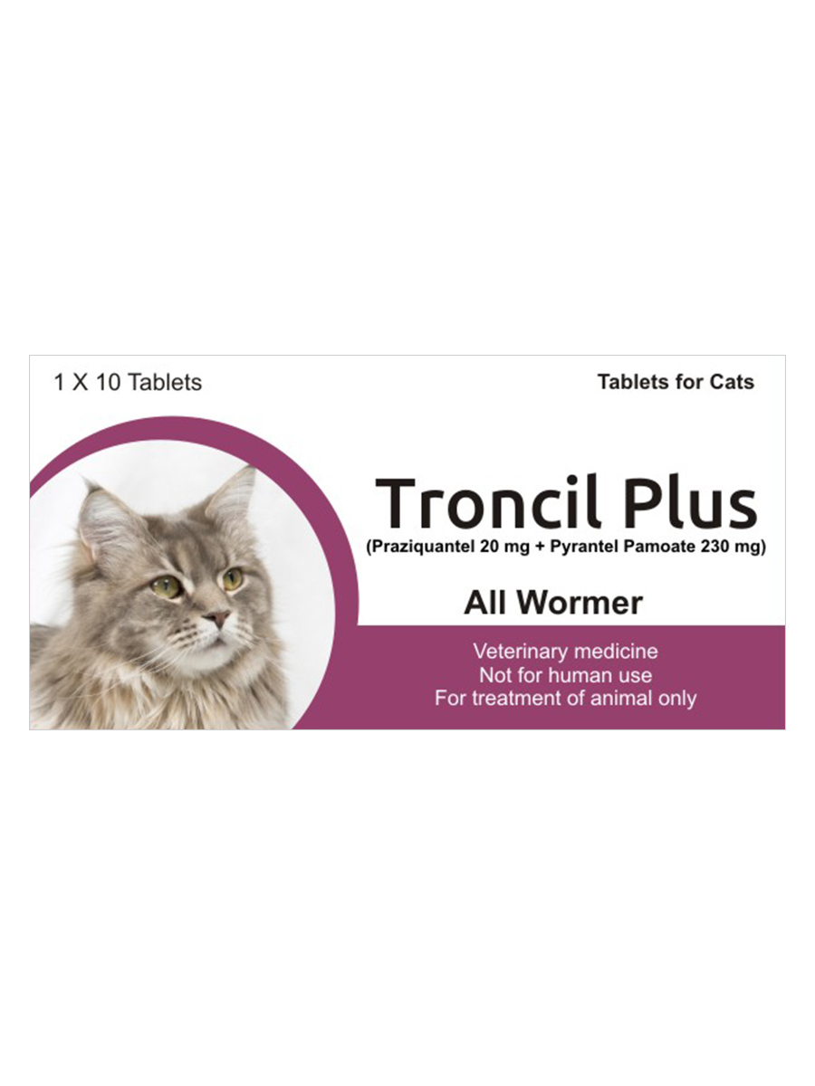 Generic Drontal for Cats (Pyrantel Pamoate & Praziquantel) at Pet Shed