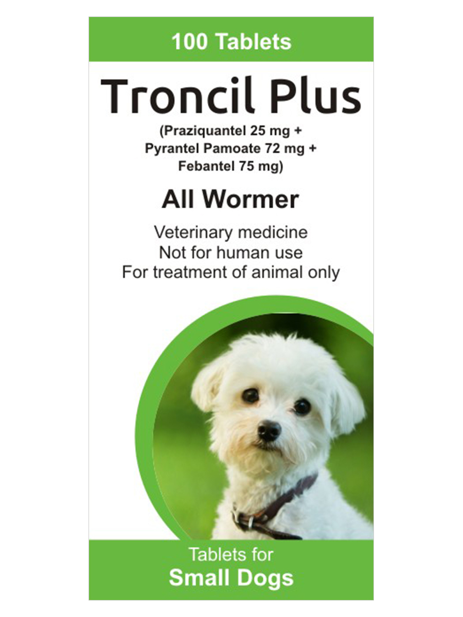 Generic Drontal for Dogs (Praziquantel, Pyrantel Pamoate & Febantel) at