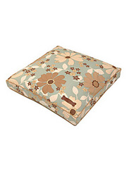 Jax and Bones Classic Custom Square Pillow Bed - Flower Power