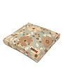 Jax and Bones Classic Custom Square Pillow Bed - Flower Power