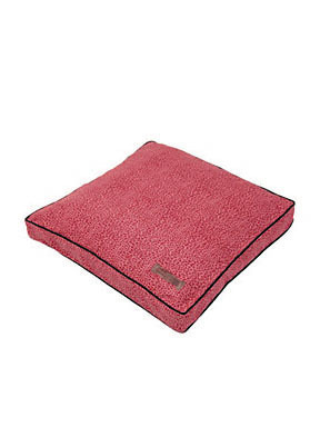 Jax and Bones Classic Custom Square Pillow Bed - Pink Cheetah