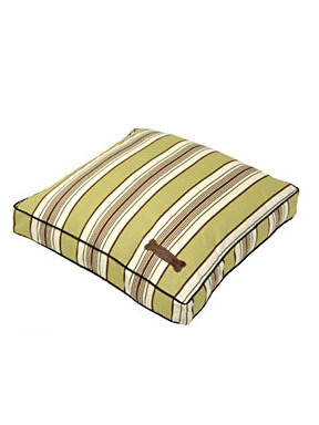 Jax and Bones Classic Custom Square Pillow Bed - Grass