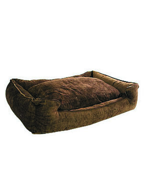 Jax and Bones Double Rub Microvelvet Lounge Bed