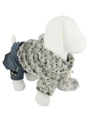 Kakadu Pet Glamor Pooch Jacket with Jeans