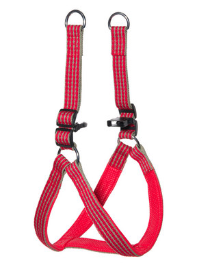Kakadu Pet Red Rope Adjustable Padded Harness