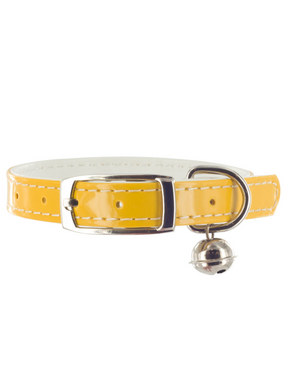 Kakadu Pet Patent Pet Leather Collar