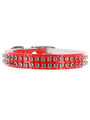 Kakadu Pet Rodeo Drive Leather Collar with Diamonds