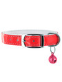 Kakadu Pet Rodeo Drive Leather Collar with Diamonds