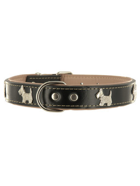 Kakadu Pet Run Scotty Run Decorative Leather Collar