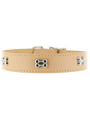 Kakadu Pet Give a Dog a Bone Decorative Leather Collar