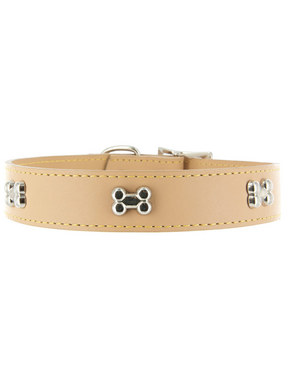 Kakadu Pet Give a Dog a Bone Decorative Leather Collar
