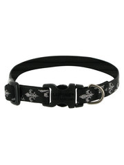 Lupine Silver Charm Dog Collar