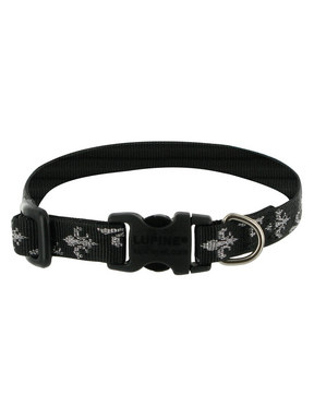 Lupine Silver Charm Dog Collar