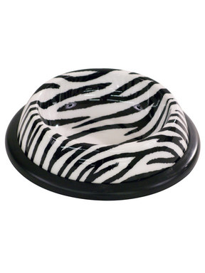 New Age Pet Safari Collection Bowl - Zebra