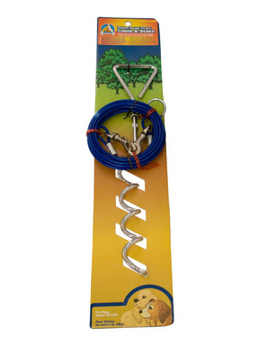 Penn Plax Spiral Stake & Cable Combo