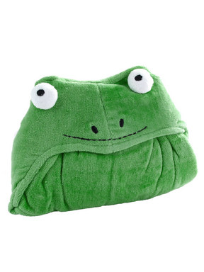 Pet Edge Casual Canine Barnyard Friends Hooded Towel