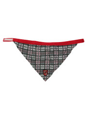 Pet Head Grey Plaid Bandana
