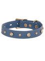 PJ Fox Topgrain Leather Collar with Diamonds