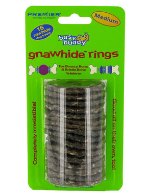 Premier Pet GnawHide Treat Rings Mixed Assortment (for Bristle Bone Dental Toy)
